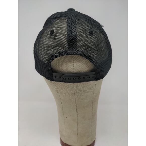 Cedar Fair Kings Island Banshee Rollercoaster Meshback Snapback Hat Distressed - Picture 6 of 11